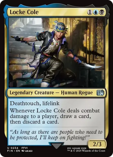 Locke Cole, Final Fantasy — Magic: The Gathering card