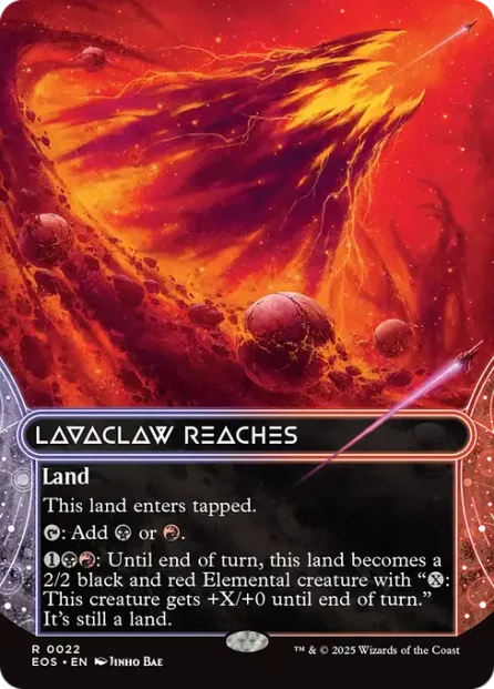 Lavaclaw Reaches, Edge of Eternities: Stellar Sights — Magic: The Gathering card