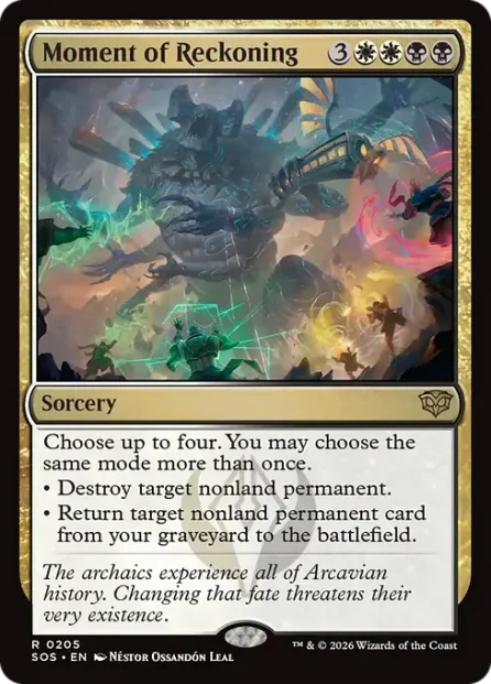 Moment of Reckoning, Secrets of Strixhaven — Magic: The Gathering card