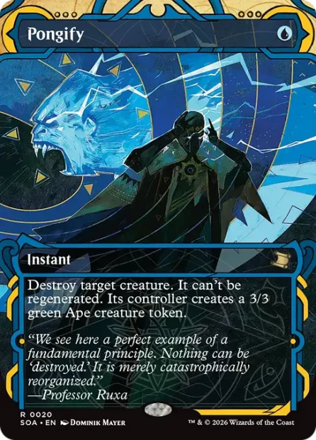 Pongify, Secrets of Strixhaven Mystical Archive — Magic: The Gathering card