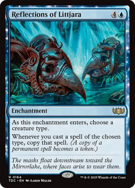 Reflections of Littjara, Tarkir: Dragonstorm Commander — Magic: The Gathering card