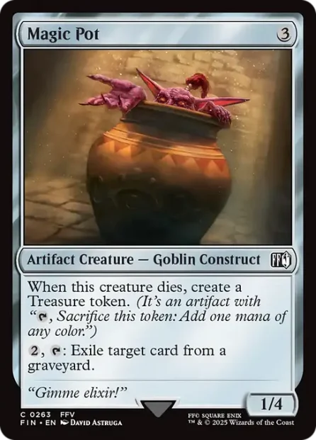 Magic Pot, Final Fantasy — Magic: The Gathering card