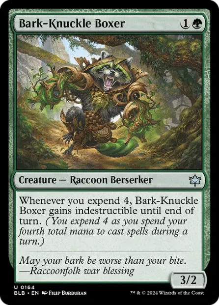 Bark-Knuckle Boxer, Bloomburrow — Magic: The Gathering card