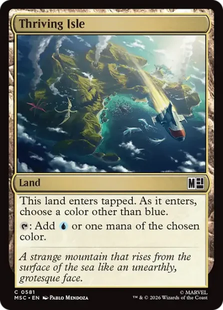Thriving Isle, Marvel Super Heroes Commander — Magic: The Gathering card