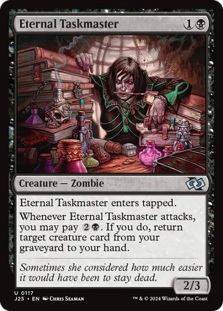 Eternal Taskmaster, Foundations Jumpstart — Magic: The Gathering card