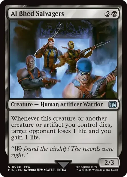 Al Bhed Salvagers, Final Fantasy — Magic: The Gathering card