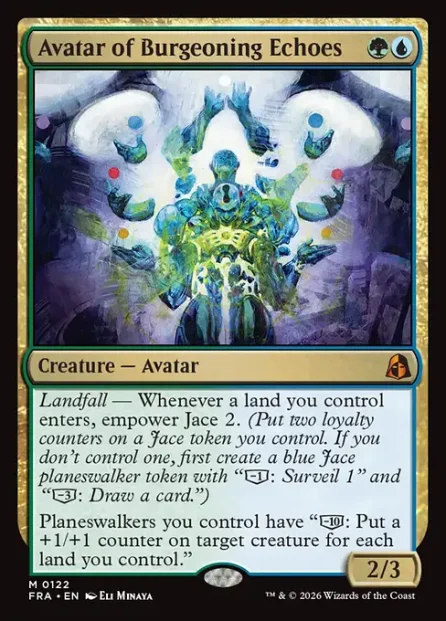 Avatar of Burgeoning Echoes, Reality Fracture — Magic: The Gathering card
