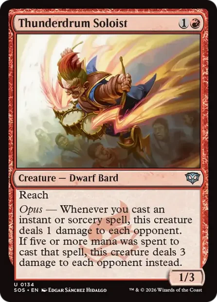 Thunderdrum Soloist, Secrets of Strixhaven — Magic: The Gathering card