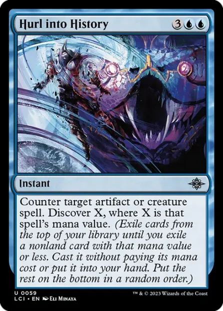 Hurl into History, The Lost Caverns of Ixalan — Magic: The Gathering card