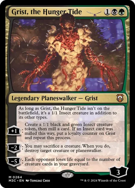 Grist, the Hunger Tide, Modern Horizons 3 Commander — Magic: The Gathering card