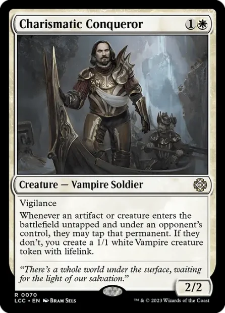 Charismatic Conqueror, The Lost Caverns of Ixalan Commander — Magic: The Gathering card