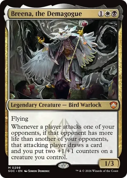 Breena, the Demagogue, Secrets of Strixhaven Commander — Magic: The Gathering card