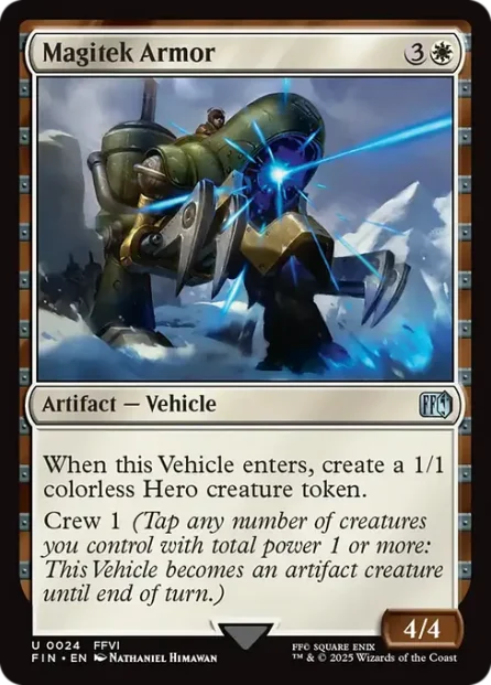 Magitek Armor, Final Fantasy — Magic: The Gathering card