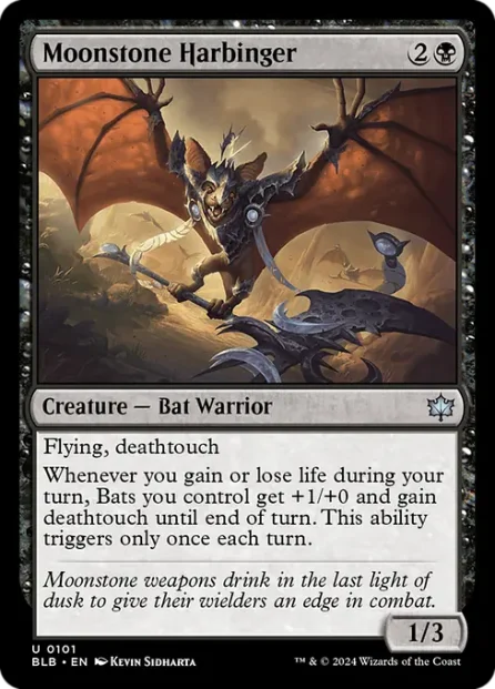 Moonstone Harbinger, Bloomburrow — Magic: The Gathering card