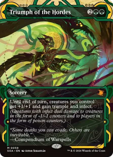 Triumph of the Hordes, Secrets of Strixhaven Mystical Archive — Magic: The Gathering card