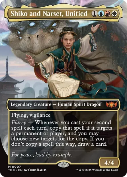 Shiko and Narset, Unified, Tarkir: Dragonstorm Commander — Magic: The Gathering card
