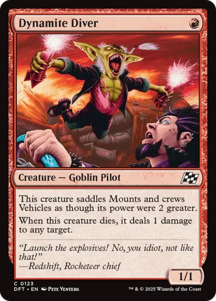 Dynamite Diver, Aetherdrift — Magic: The Gathering card
