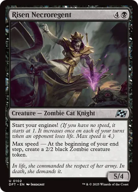 Risen Necroregent, Aetherdrift — Magic: The Gathering card