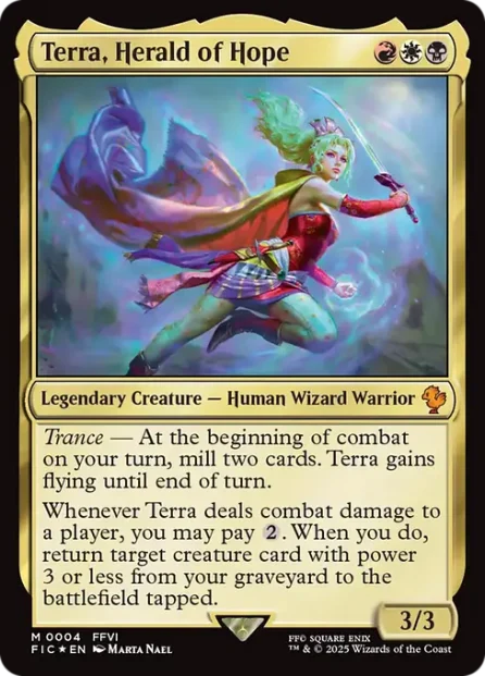 Terra, Herald of Hope, Final Fantasy Commander — Magic: The Gathering card
