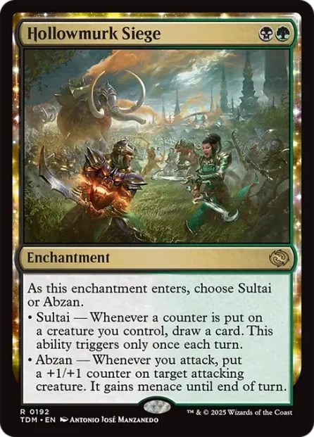 Hollowmurk Siege, Tarkir: Dragonstorm — Magic: The Gathering card