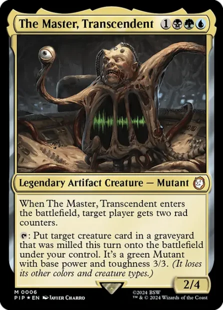 The Master, Transcendent, Fallout, foil — Magic: The Gathering card