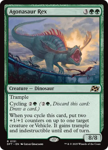 Agonasaur Rex, Aetherdrift — Magic: The Gathering card