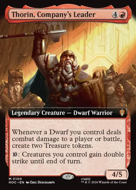 Thorin, Company's Leader, The Hobbit Eternal — Magic: The Gathering card