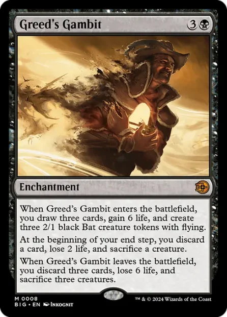 Greed's Gambit, The Big Score — Magic: The Gathering card