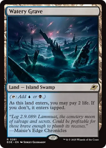 Watery Grave, Edge of Eternities — Magic: The Gathering card