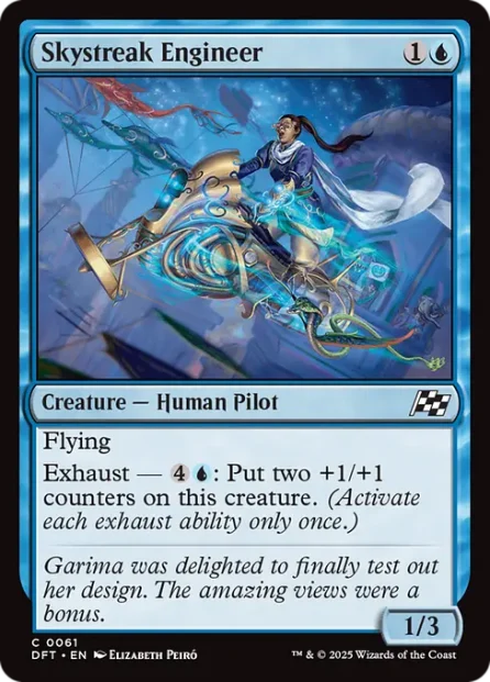 Skystreak Engineer, Aetherdrift — Magic: The Gathering card