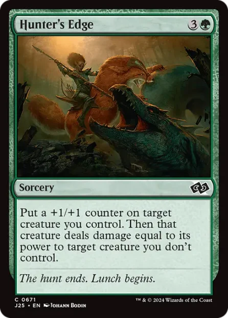 Hunter's Edge, Foundations Jumpstart — Magic: The Gathering card
