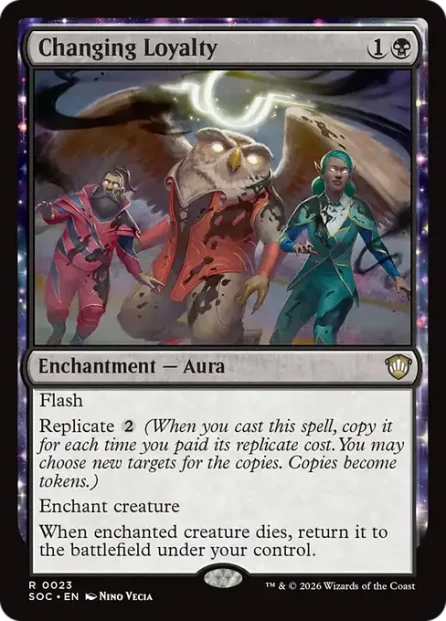 Changing Loyalty, Secrets of Strixhaven Commander — Magic: The Gathering card