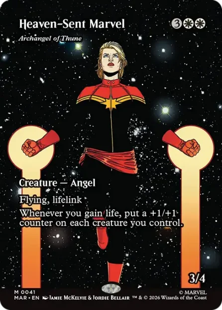 Archangel of Thune, Marvel Universe — Magic: The Gathering card