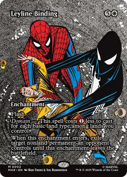 Leyline Binding, Marvel Universe — Magic: The Gathering card