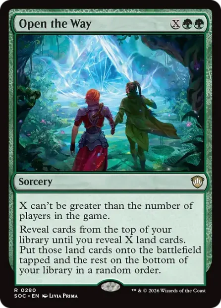 Open the Way, Secrets of Strixhaven Commander — Magic: The Gathering card