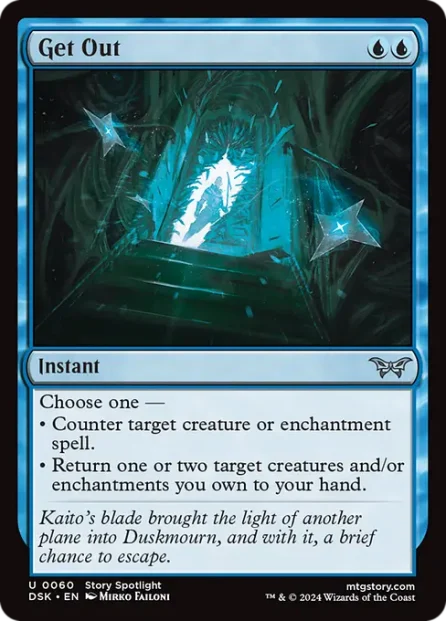 Get Out, Duskmourn: House of Horror — Magic: The Gathering card