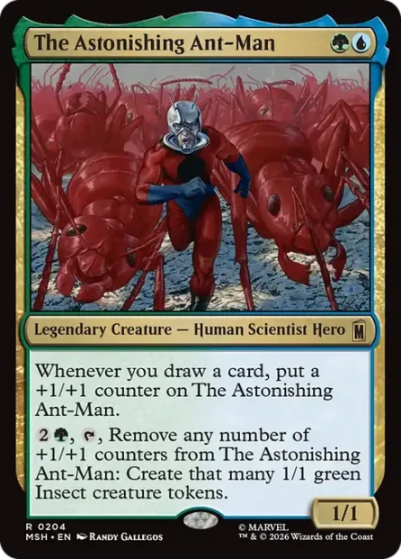 The Astonishing Ant-Man, Marvel Super Heroes — Magic: The Gathering card