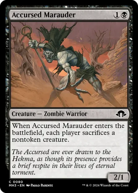 Accursed Marauder, Modern Horizons 3 — Magic: The Gathering card
