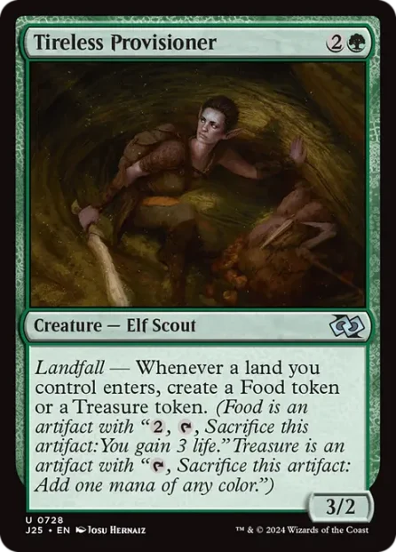 Tireless Provisioner, Foundations Jumpstart — Magic: The Gathering card