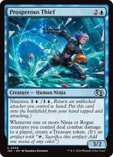 Prosperous Thief, Foundations Jumpstart — Magic: The Gathering card