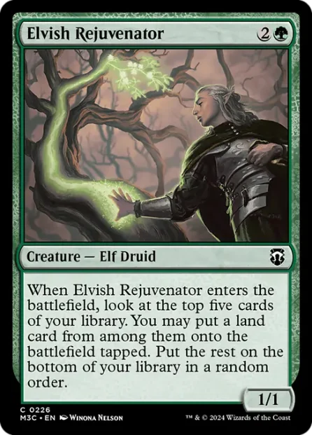 Elvish Rejuvenator, Modern Horizons 3 Commander — Magic: The Gathering card