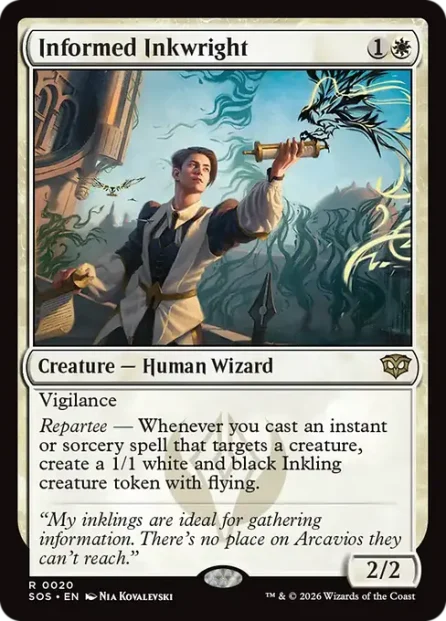 Informed Inkwright, Secrets of Strixhaven — Magic: The Gathering card