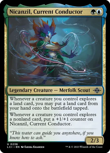 Nicanzil, Current Conductor, The Lost Caverns of Ixalan — Magic: The Gathering card