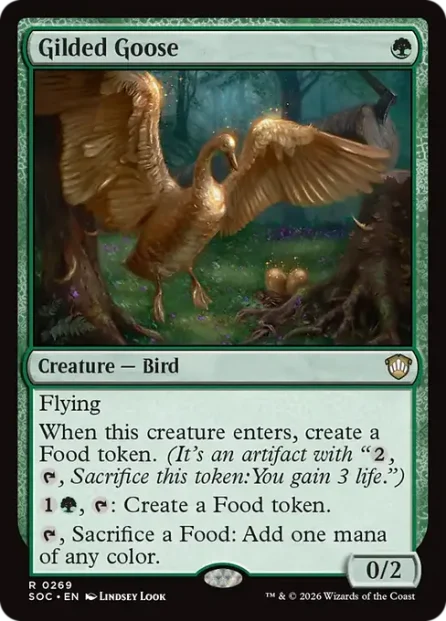 Gilded Goose, Secrets of Strixhaven Commander — Magic: The Gathering card