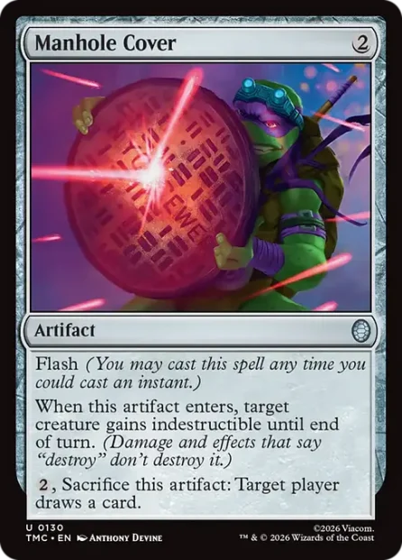 Manhole Cover, Teenage Mutant Ninja Turtles Eternal — Magic: The Gathering card