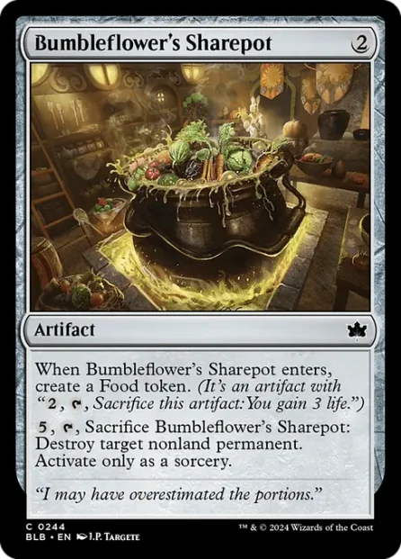 Bumbleflower's Sharepot, Bloomburrow — Magic: The Gathering card