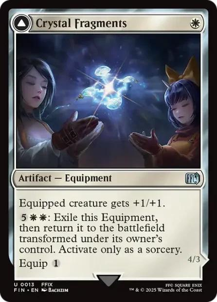 Crystal Fragments // Summon: Alexander, Final Fantasy — Magic: The Gathering card