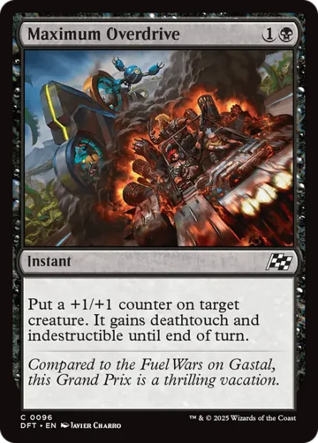 Maximum Overdrive, Aetherdrift — Magic: The Gathering card
