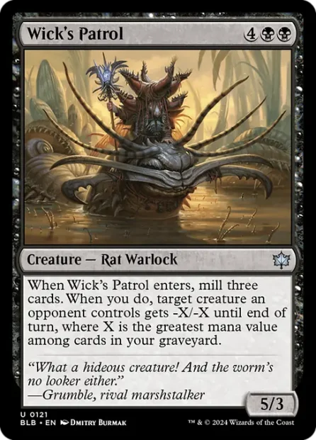 Wick's Patrol, Bloomburrow — Magic: The Gathering card
