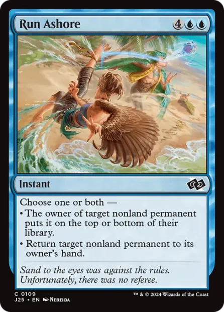 Run Ashore, Foundations Jumpstart — Magic: The Gathering card